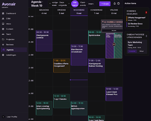 Agenda en planning